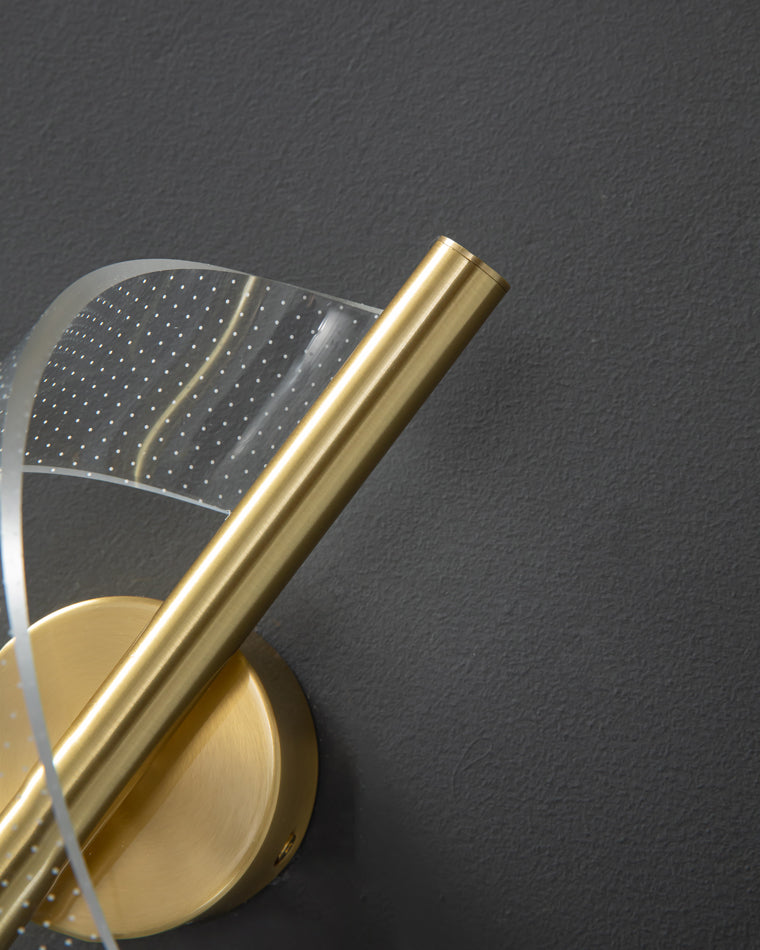 Diff Ribben Brass Wall Sconce-DF6092