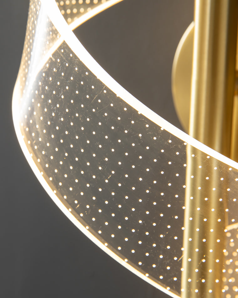 Diff Ribben Brass Wall Sconce-DF6092