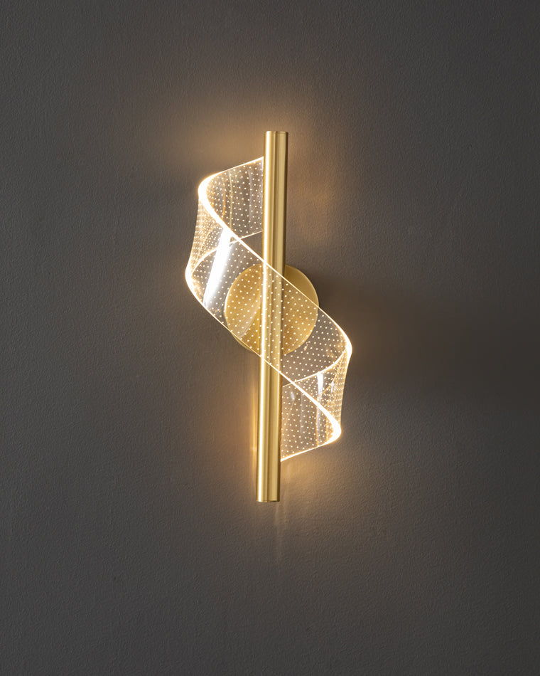 Diff Ribben Brass Wall Sconce-DF6092