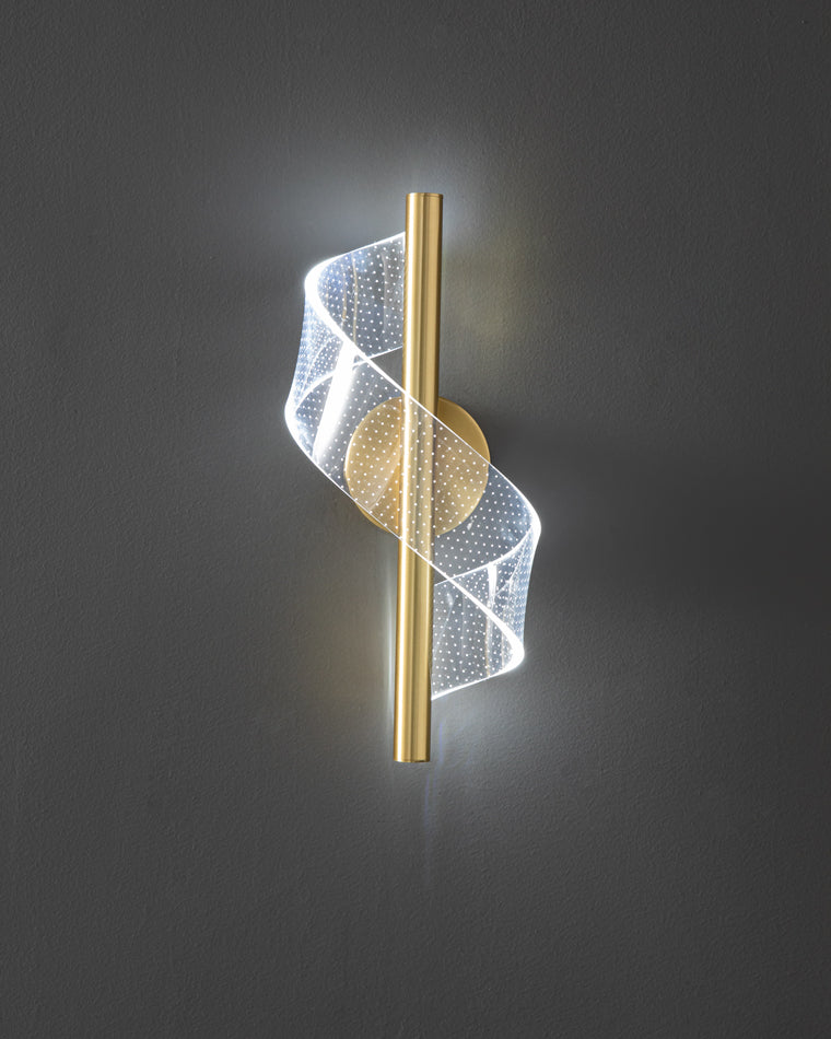 Diff Ribben Brass Wall Sconce-DF6092