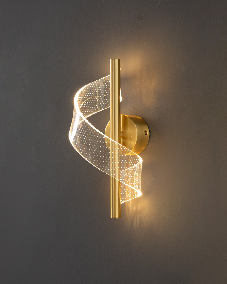Diff Ribben Brass Wall Sconce-DF6092