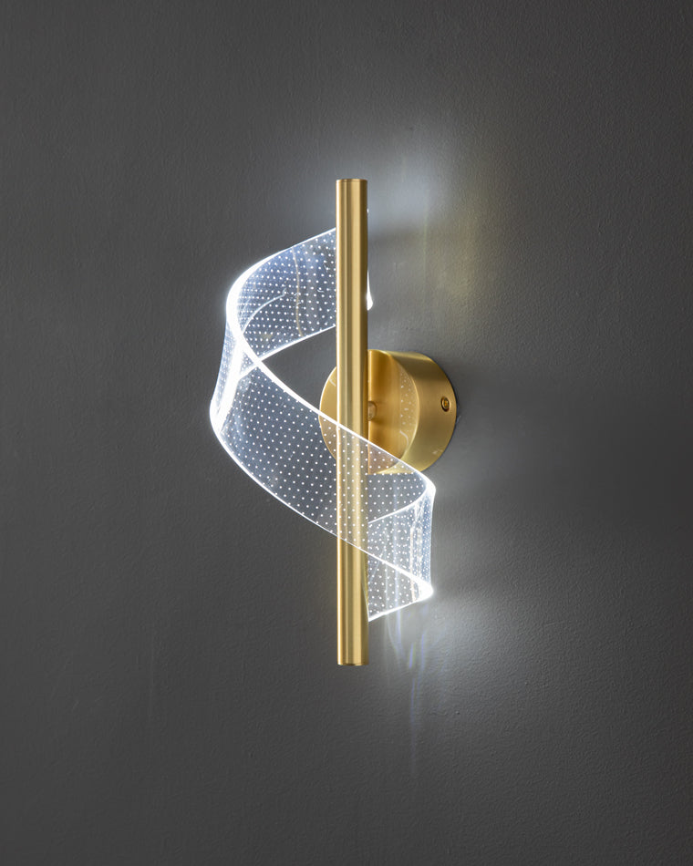 Diff Ribben Brass Wall Sconce-DF6092