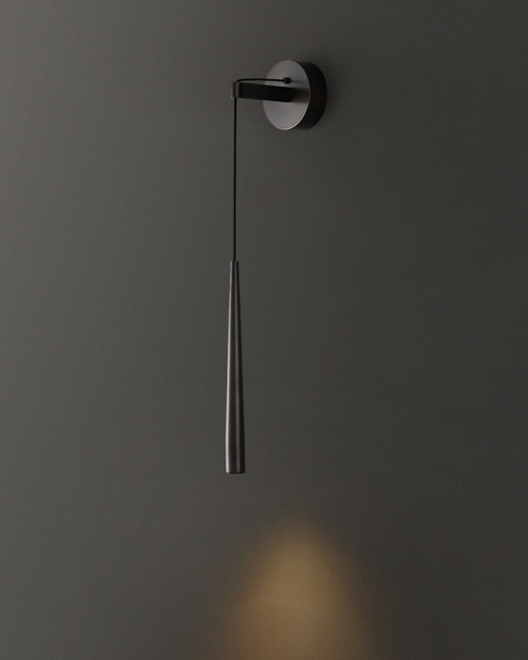 Diff Dimmable Hanging Cone Brass Wall Sconce-DF6093
