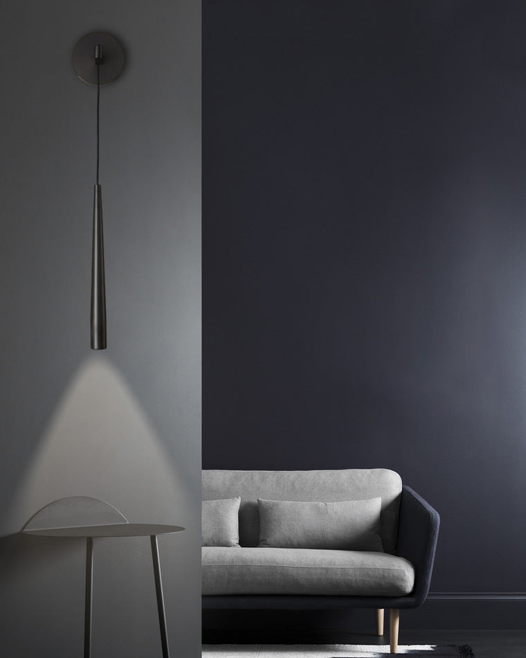 Diff Dimmable Hanging Cone Brass Wall Sconce-DF6093
