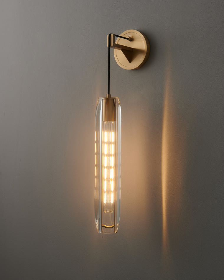 Diff Hanging Crystal Bar Wall Sconce-DF6094