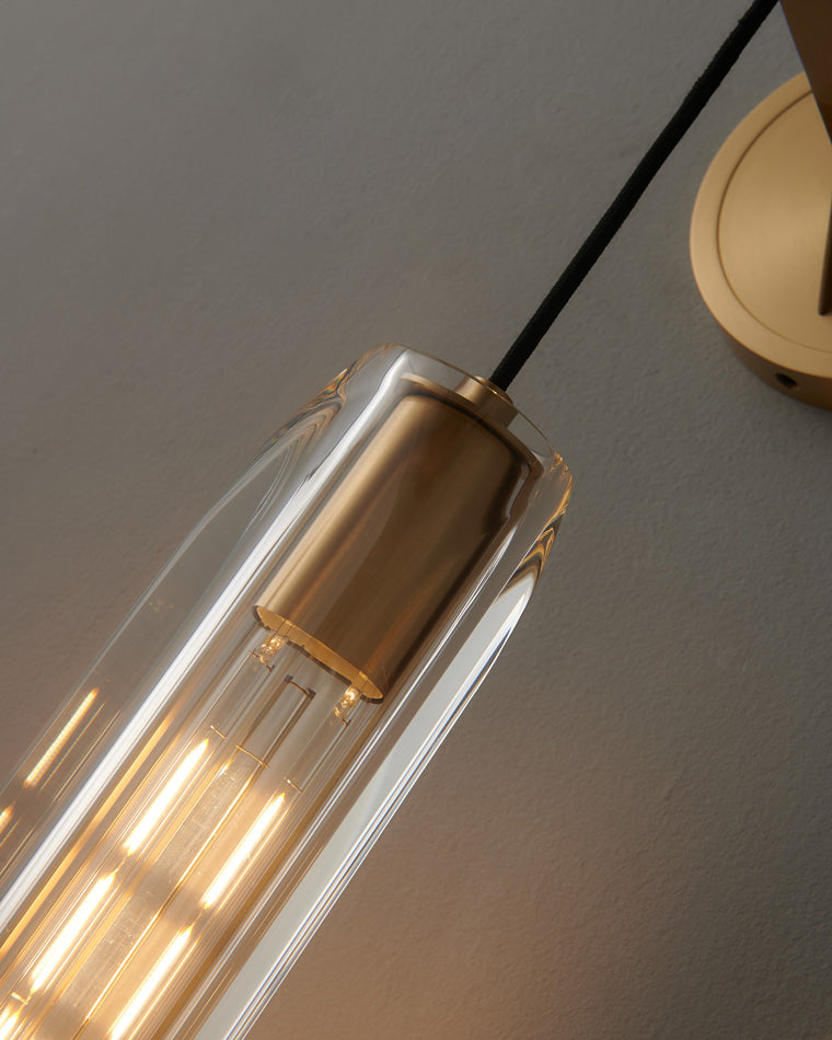 Diff Hanging Crystal Bar Wall Sconce-DF6094