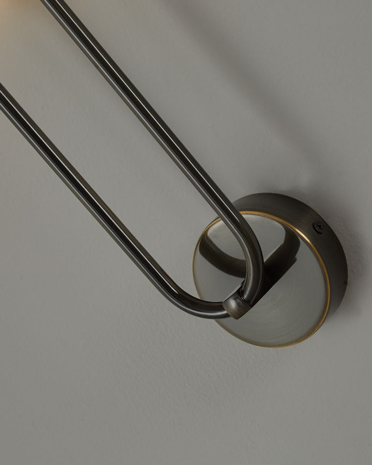 Diff Black and Brass Modern Candelabra Wall Sconce-DF6096