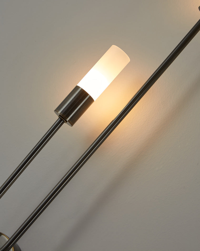 Diff Black and Brass Modern Candelabra Wall Sconce-DF6096