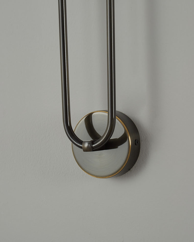 Diff Black and Brass Modern Candelabra Wall Sconce-DF6096