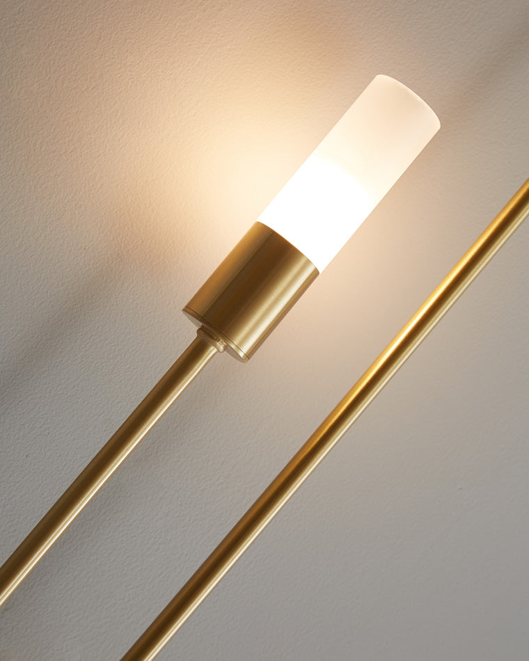 Diff Black and Brass Modern Candelabra Wall Sconce-DF6096