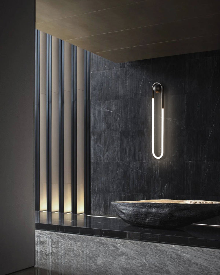 Diff Dimmble Oval Led Brass Wall Sconce with Remote-DF6097