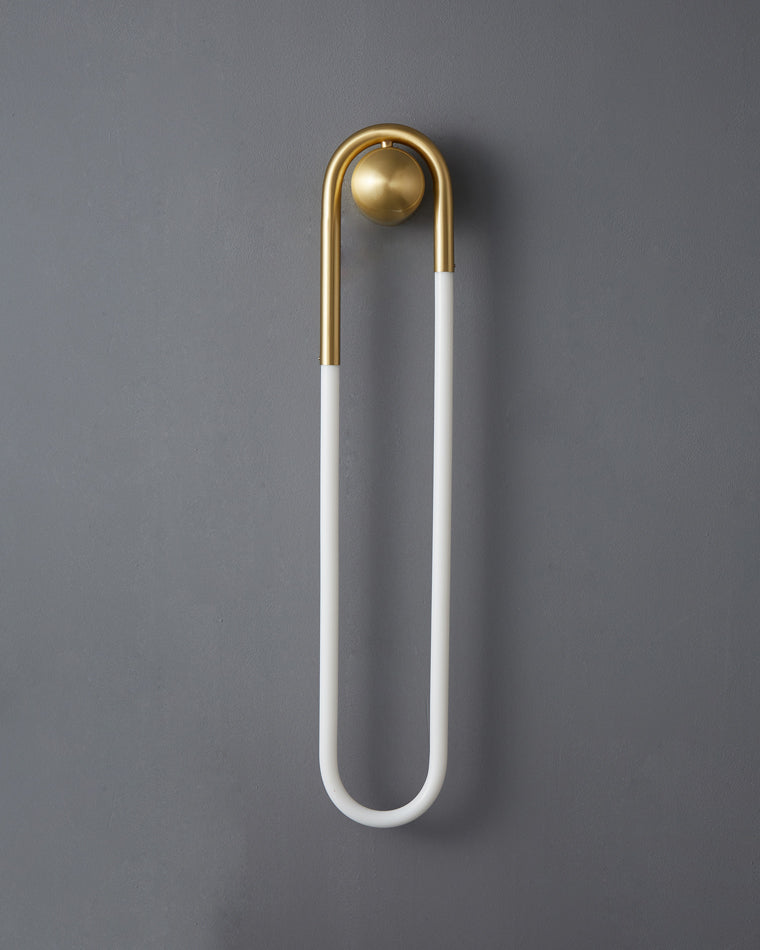 Diff Dimmble Oval Led Brass Wall Sconce with Remote-DF6097
