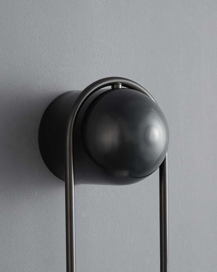 Diff Milk Glass Globe Brass Wall Sconce-DF6098