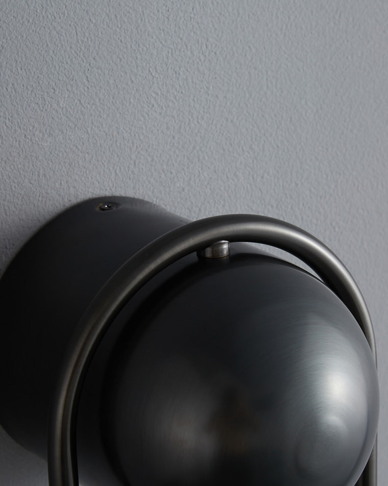 Diff Milk Glass Globe Brass Wall Sconce-DF6098