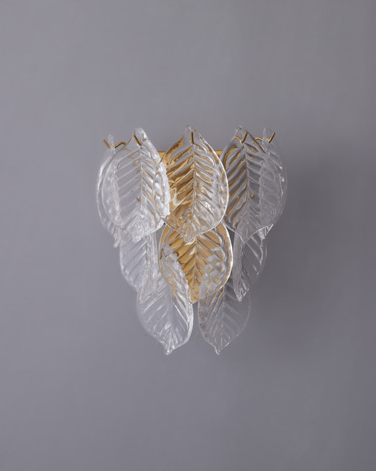 Diff Leaf Glass Wall Sconce-DF6099