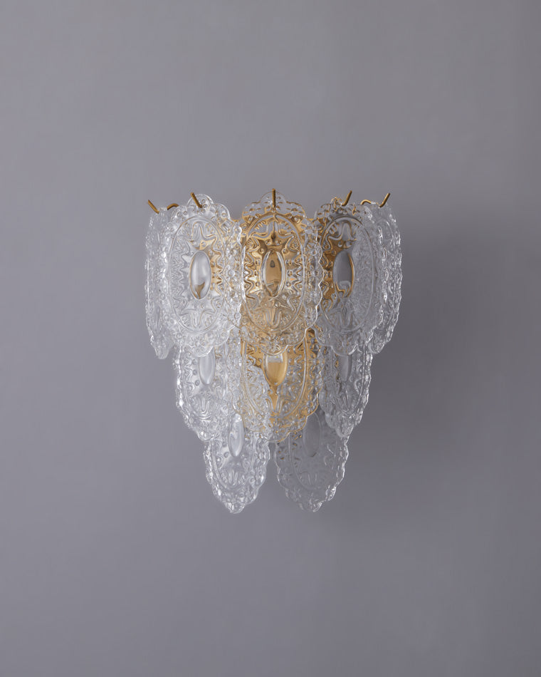 Diff Leaf Glass Wall Sconce-DF6099