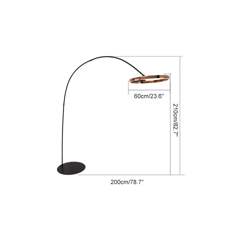 Diff Circular Arc Floor Lamp-DF7006