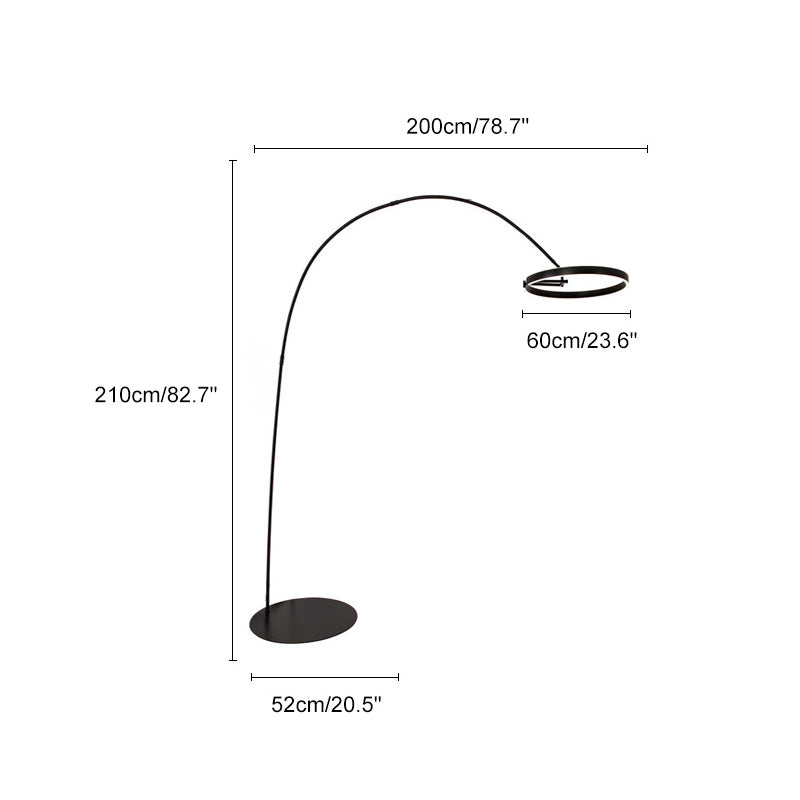 Diff Circular Arc Floor Lamp-DF7006