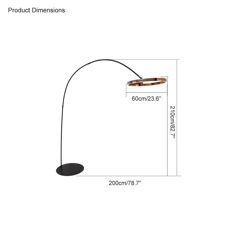Diff Circular Arc Floor Lamp-DF7006