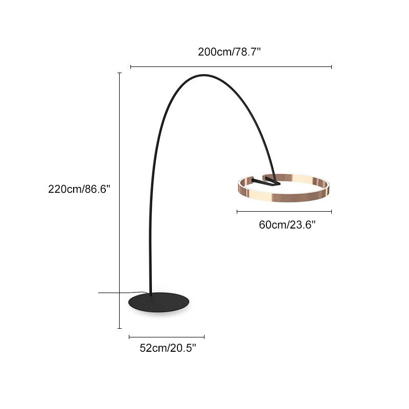 Diff Circular Arc Floor Lamp-DF7006