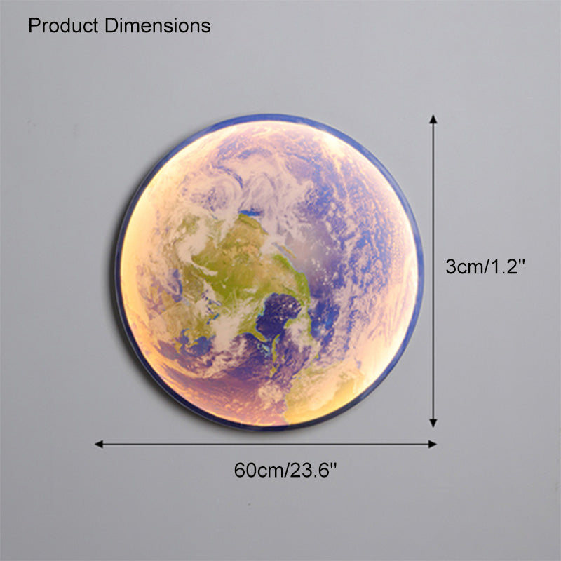 Diff Moon/Earth Round Wall Sconce-DF6102