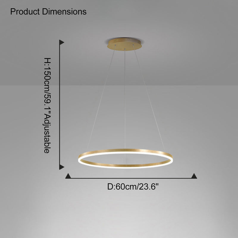 Diff Ring Pendant Light-DF2030