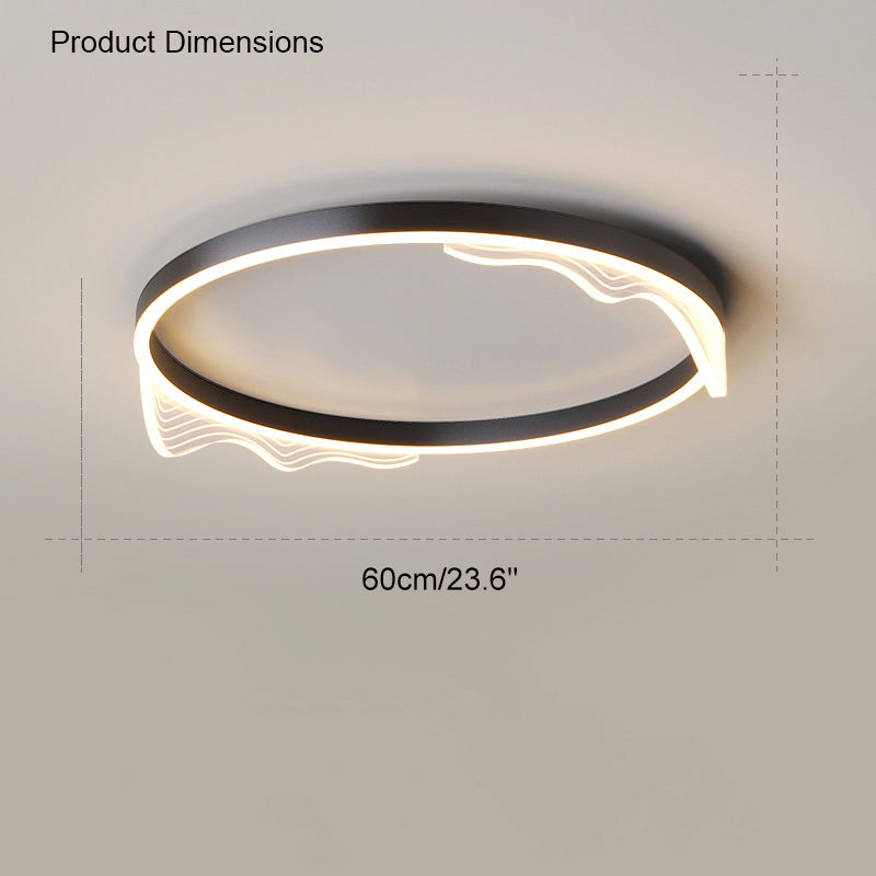 Diff Wavy Round Integrated Led Ceiling Light-DF1035