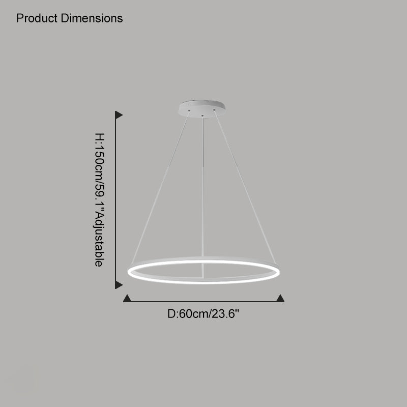 Diff Ring Pendant Light-DF2030