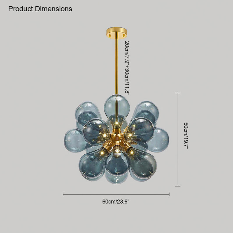 Diff 18 Bubbles Glass Chandelier-DF2051