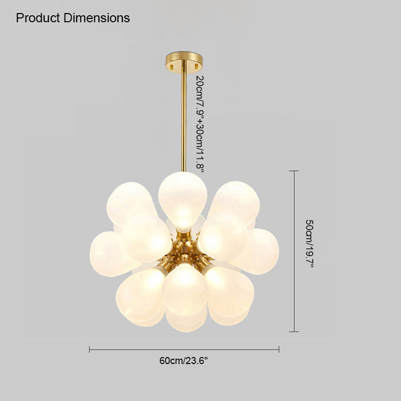 Diff 18 Bubbles Glass Chandelier-DF2051