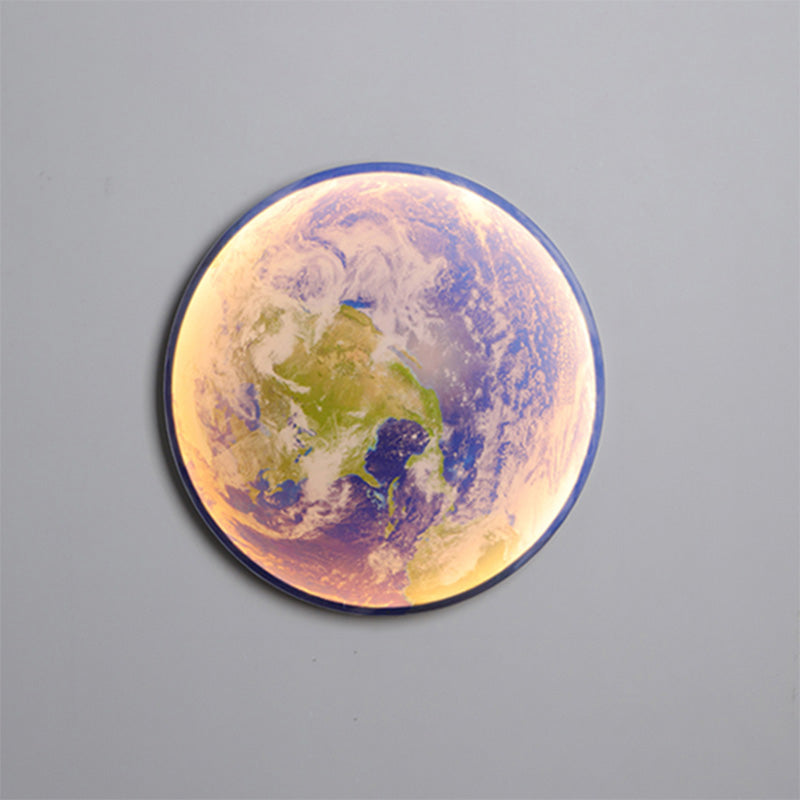 Diff Moon/Earth Round Wall Sconce-DF6102
