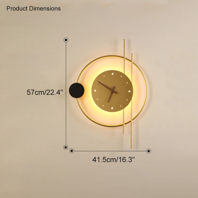 Diff Wall Clock with Led Light-DF6000