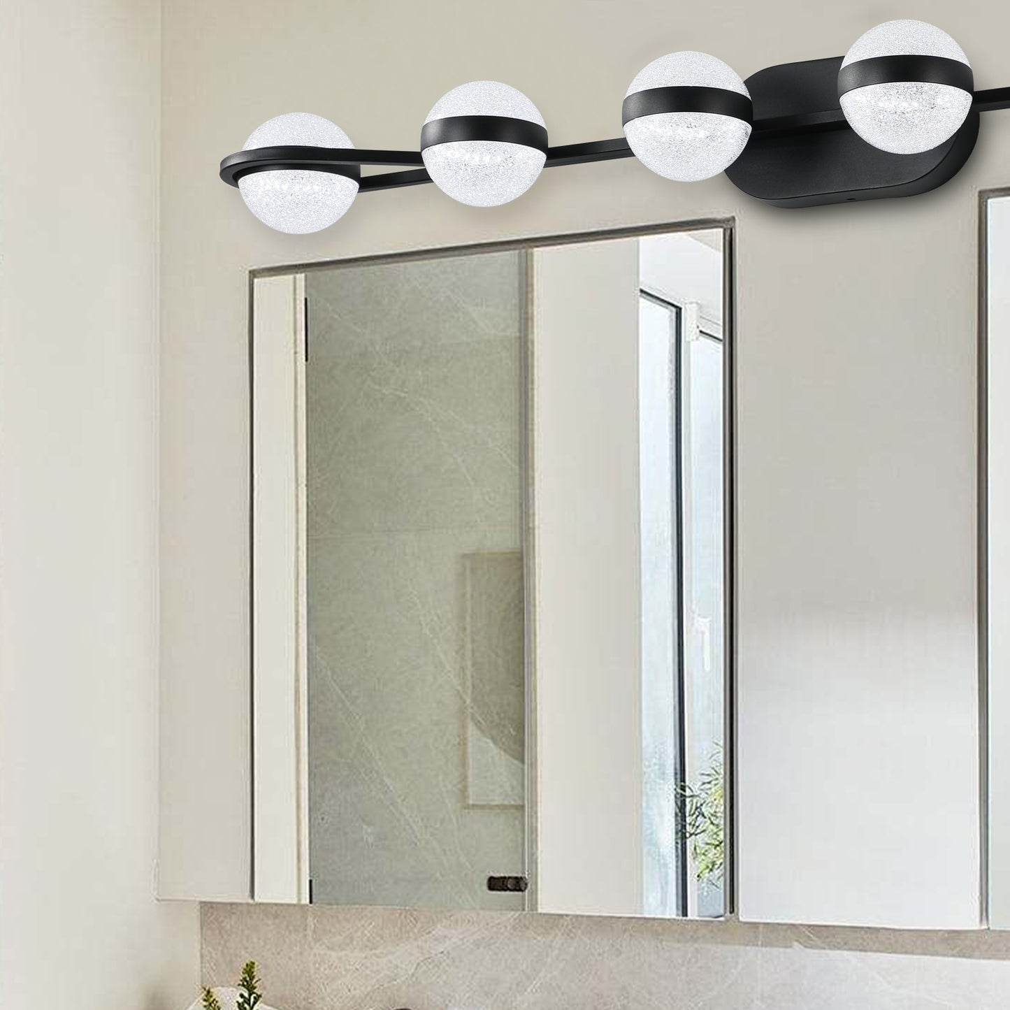 Vanity Lights With 6 LED Bulbs For Bathroom Lighting-DG2048