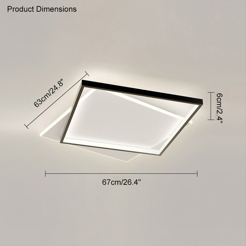 Diff Flat Square Ceiling Light-DF1011