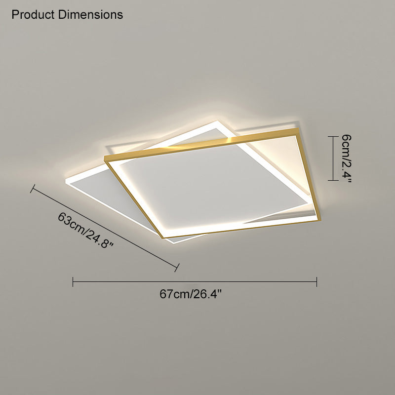 Diff Flat Square Ceiling Light-DF1011