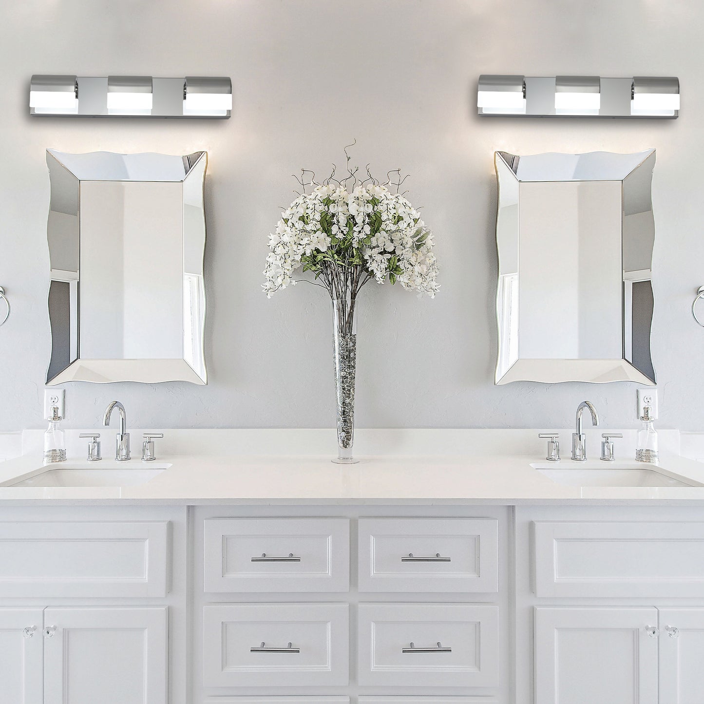 3-Light LED Vanity Lights Over Mirror Bath Wall Lighting-DG2010