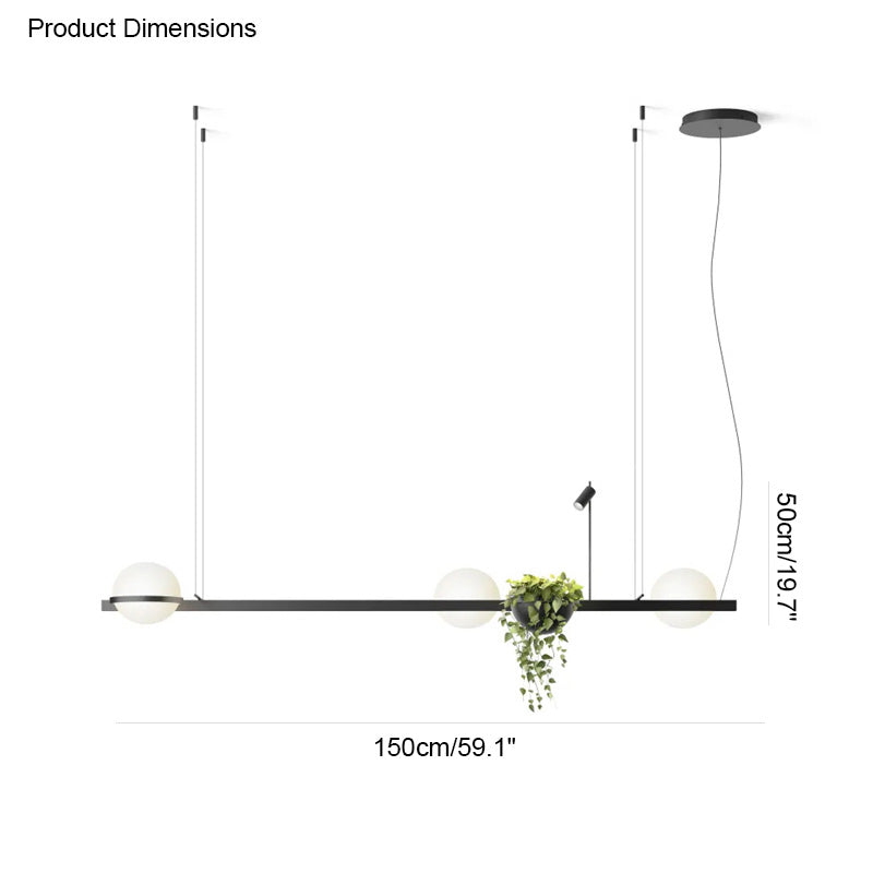Diff Plant Globe Pendant Light-DF2155