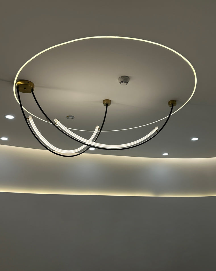 Diff Arc Acrylic Chandelier-DF2288