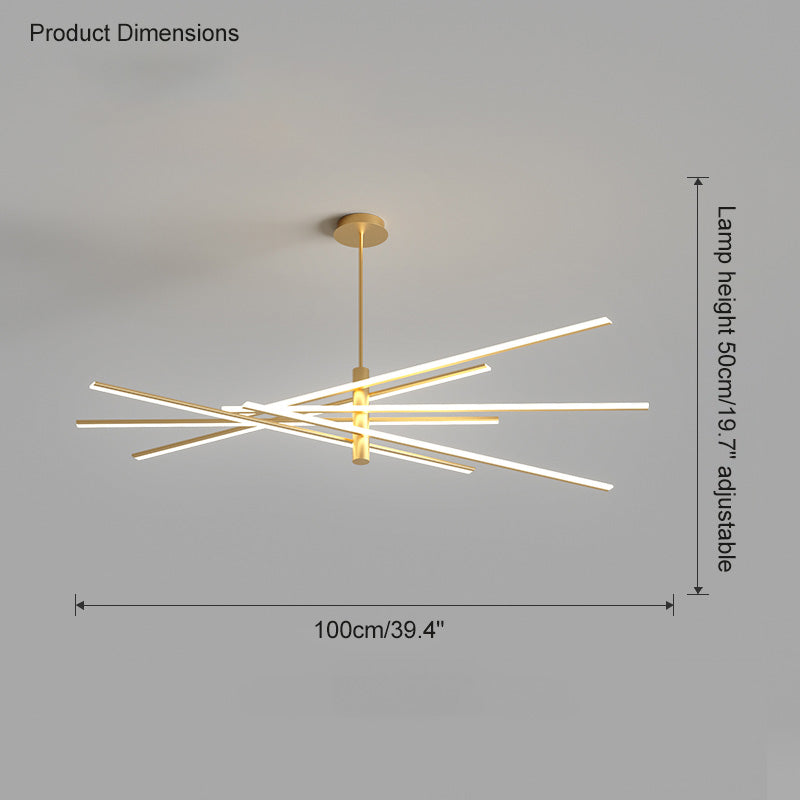 Diff Adjustable Linear Led Chandelier-DF2026