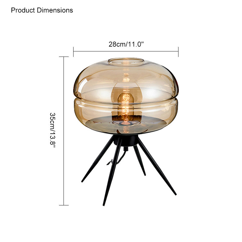 Diff Glass Dome Table Lamp-DF8022