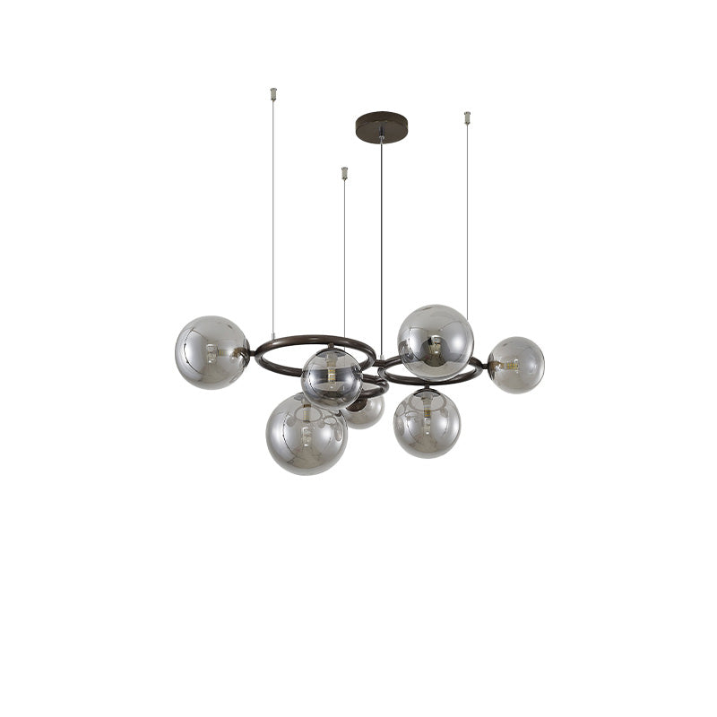 Diff Colored Glass Ball Chandelier-DF2253