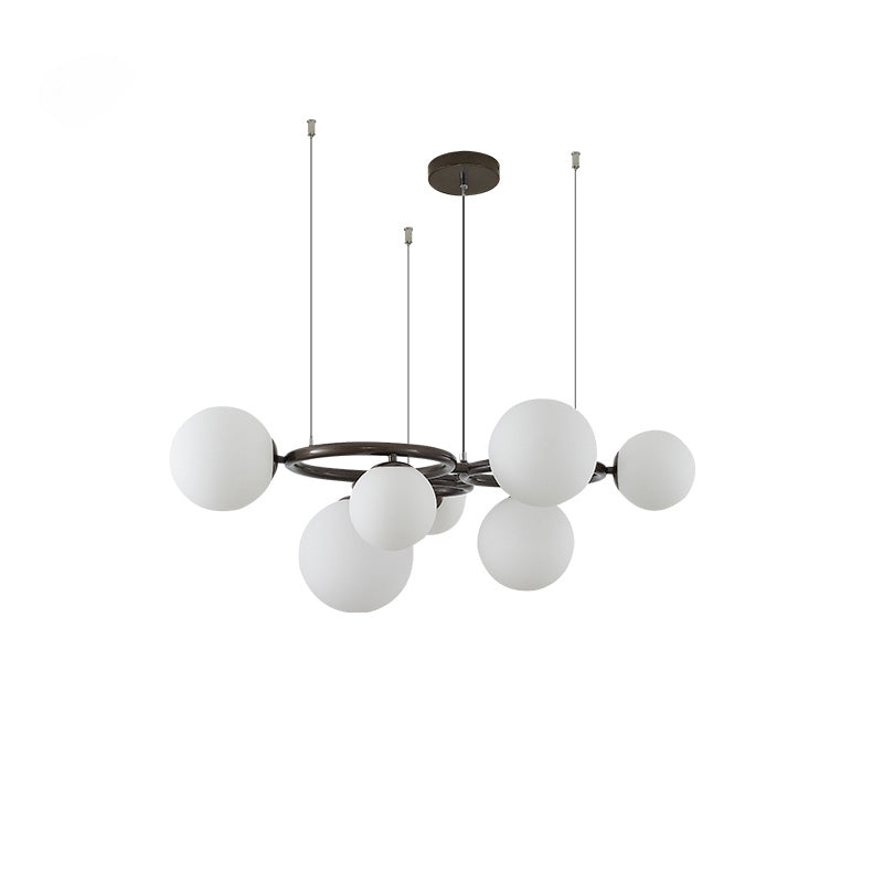 Diff Colored Glass Ball Chandelier-DF2253
