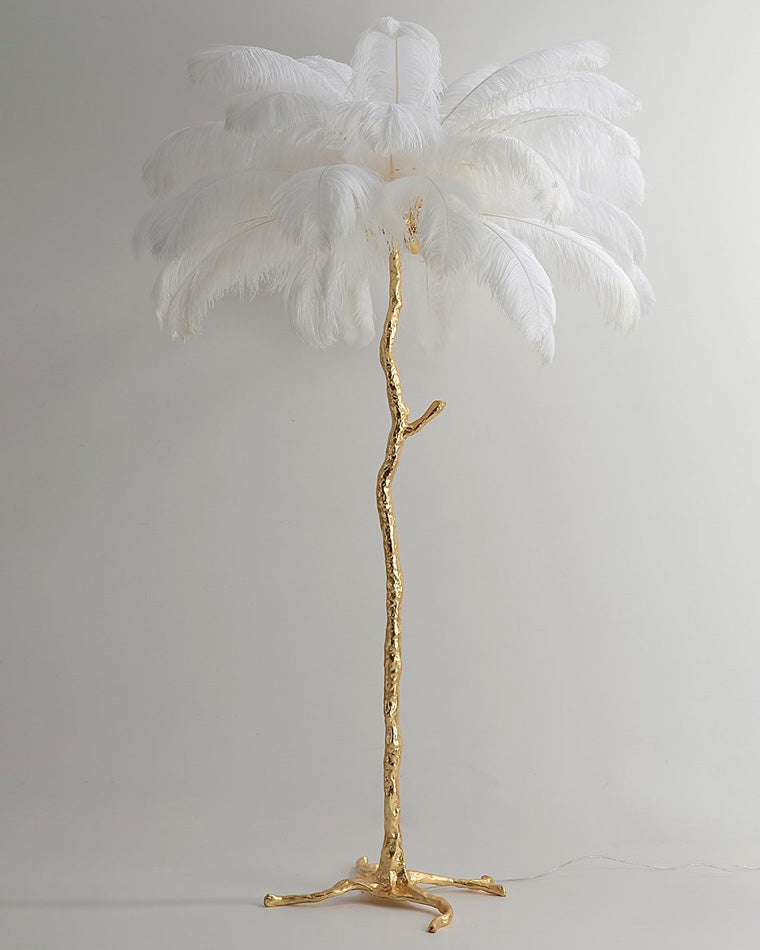 Diff Feather Palm Tree Floor Lamp-DF7000