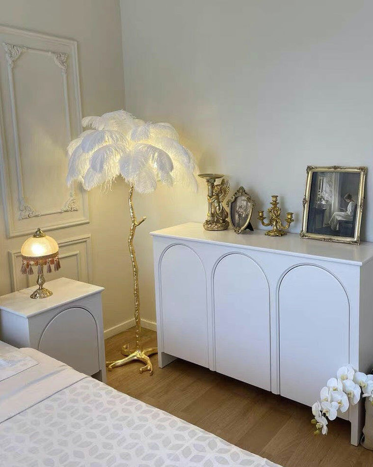 Diff Feather Palm Tree Floor Lamp-DF7000