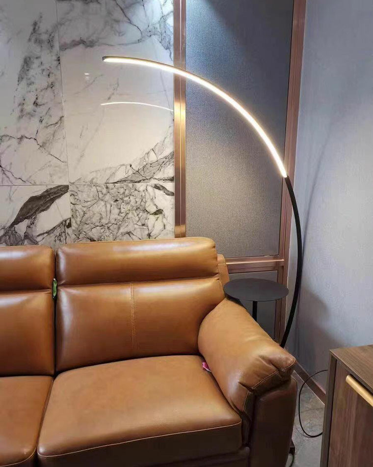 Diff Crescent Arc LED Floor Lamp-DF7001