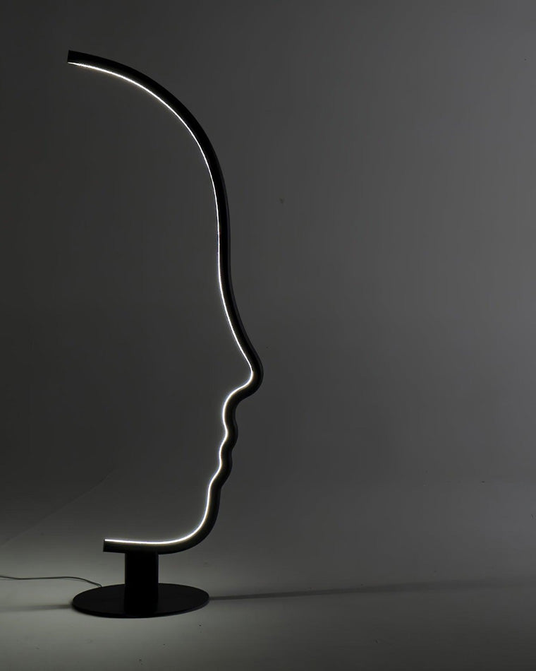 Diff Facial Profile Sculptural Floor Lamp-DF7002