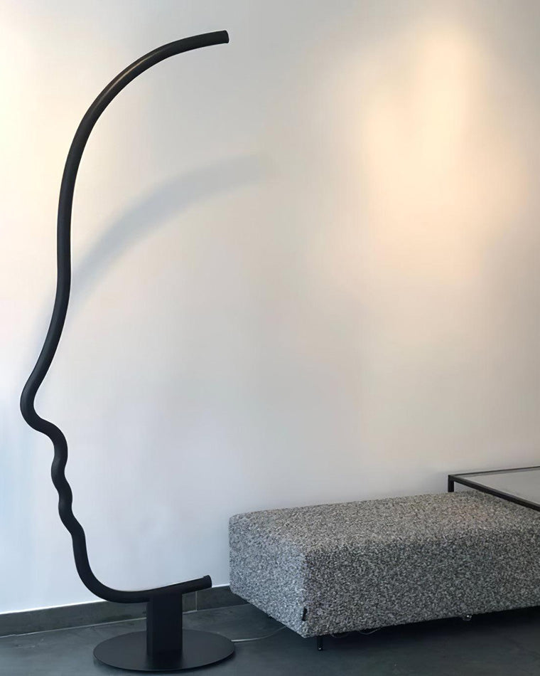 Diff Facial Profile Sculptural Floor Lamp-DF7002