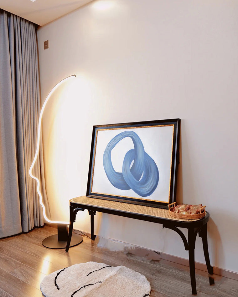 Diff Facial Profile Sculptural Floor Lamp-DF7002