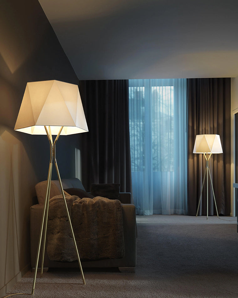 Diff Faceted Tripod Floor Lamp-DF7004