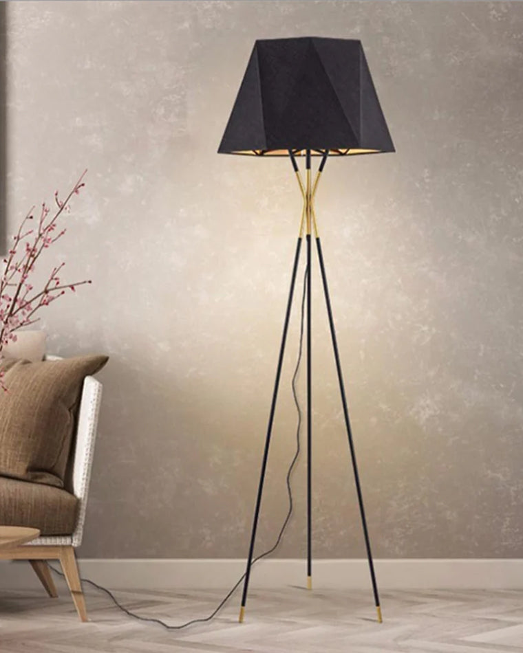 Diff Faceted Tripod Floor Lamp-DF7004